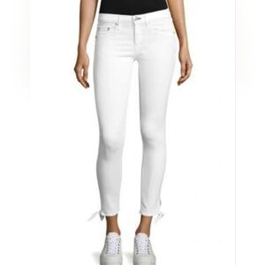Rag & Bone White Stevie Capri